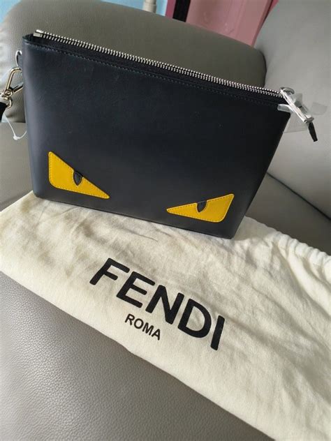 fendi clutch monster eye